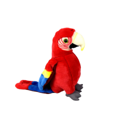 papuga ARA czerwona 25cm